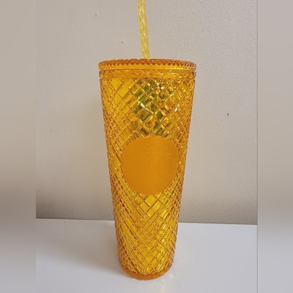 NWT Starbucks 2023 LATAM Mango Jeweled Tumber